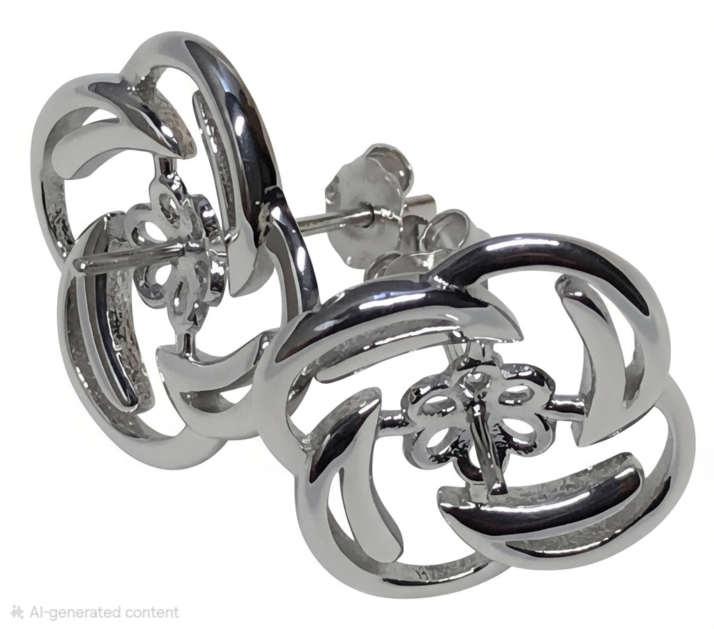 Flower Sterling Earrings