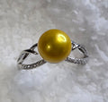 Crowned Edison Sterling Ring