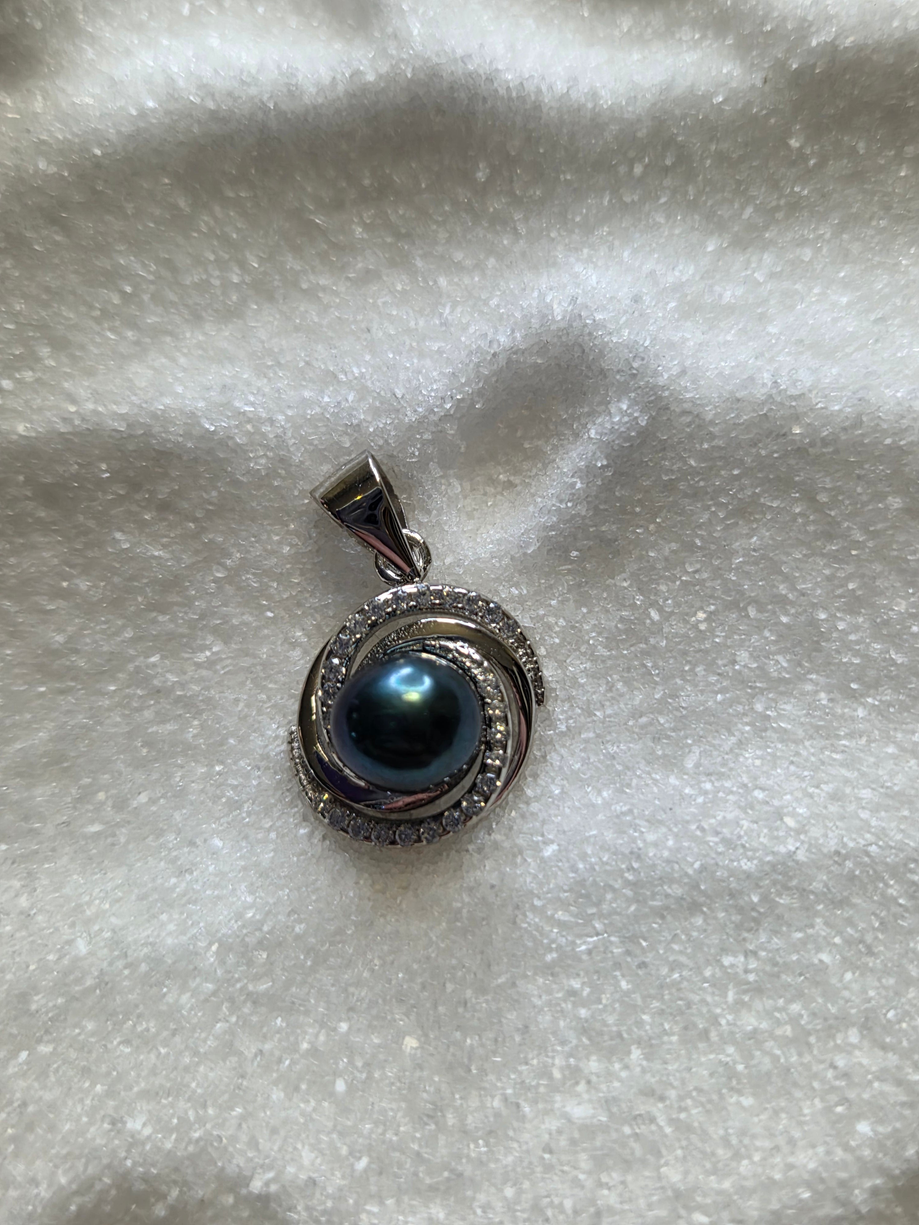 Swirl Sterling Pendant