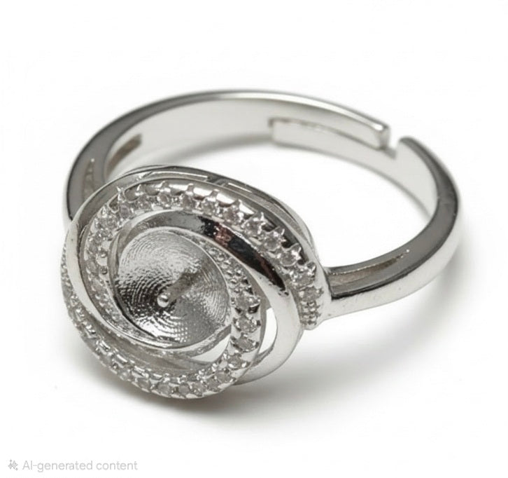 Swirl Sterling Ring