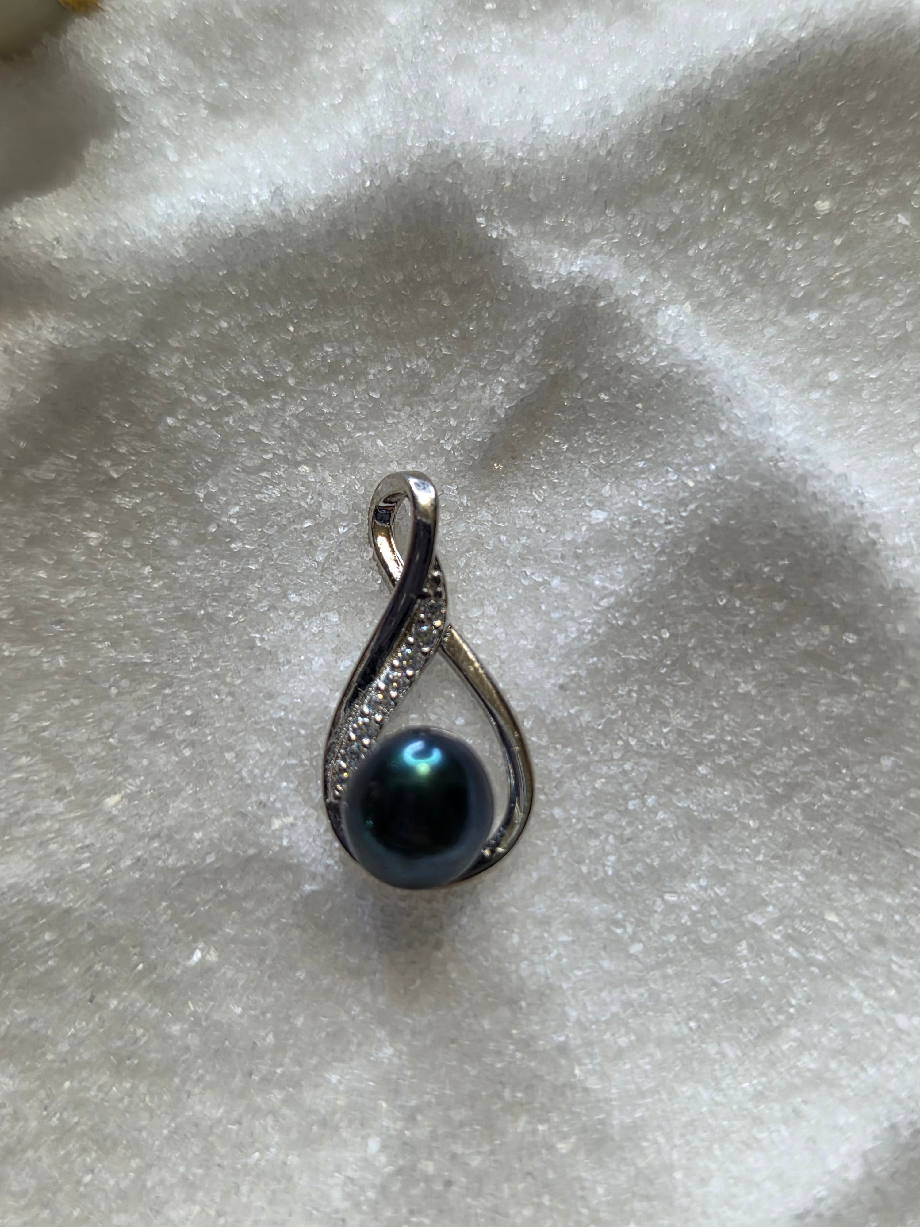 Teardrop Sterling Pendant