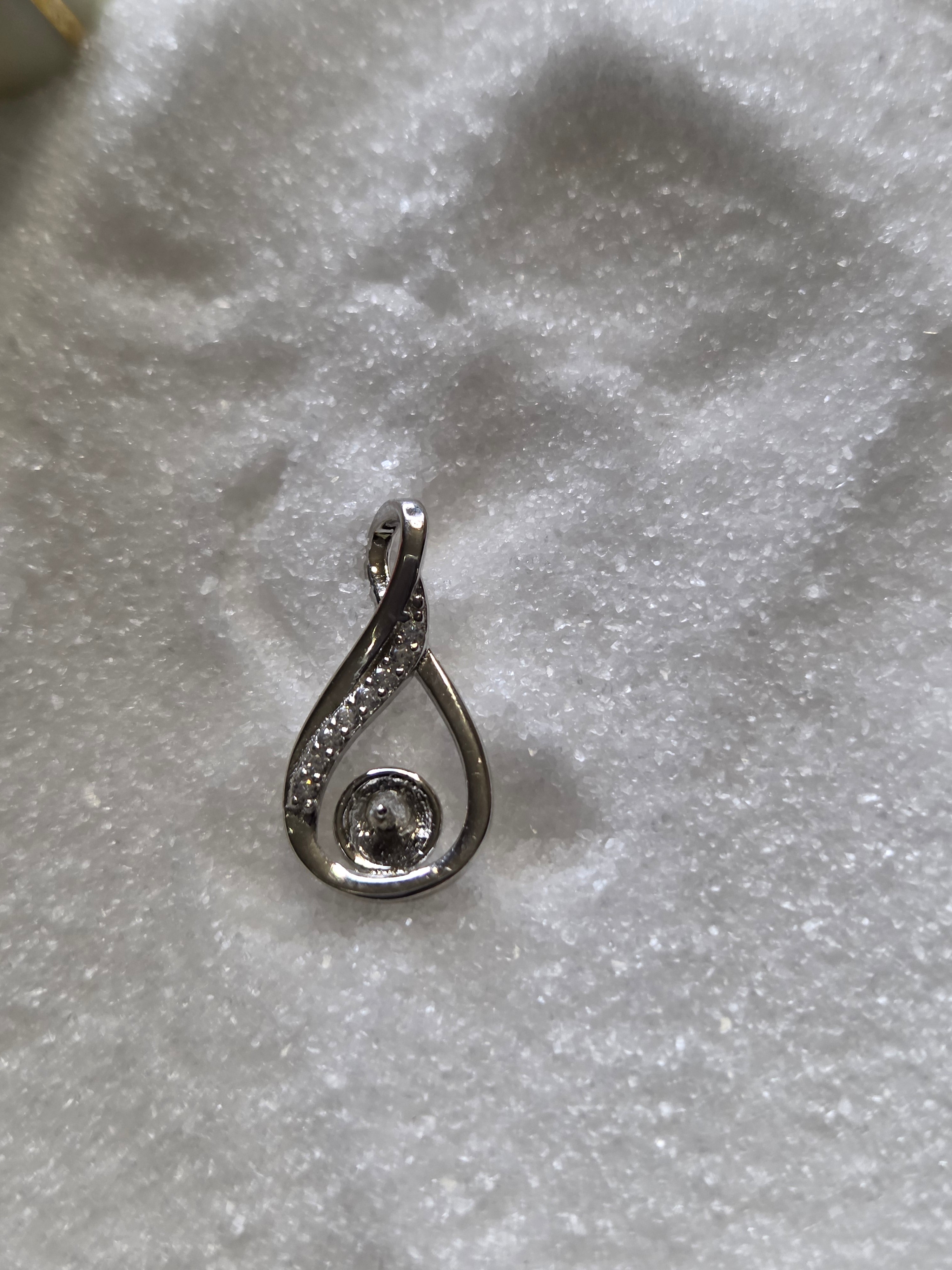 Teardrop Sterling Pendant