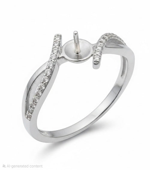 Brittney Twist Sterling Ring