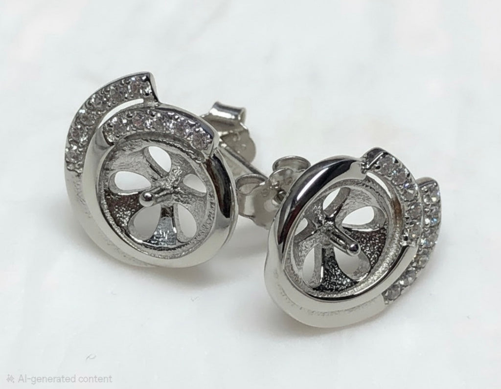 Swirl Sterling Earrings