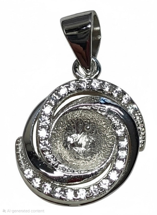 Swirl Sterling Pendant